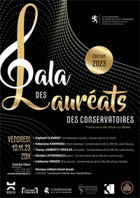 Gala des lauréats des conservatoires avec le concours de la Musique militaire Grand-ducale Gala des lauréats des conservatoires avec le concours de la Musique militaire Grand-ducale