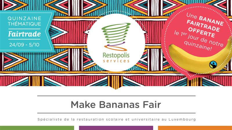 LA BANANE BIO FAIRTRADE EN VITRINE