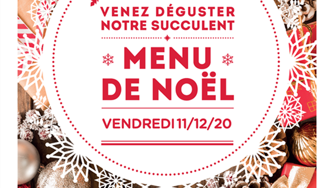 Menu spécial « Noël » le 11 décembre 2020 dans les restaurants de Restopolis