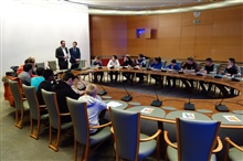 Visite de la banque BGL BNP Paribas par la classe de 9e