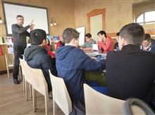 Visite vun der 9TE bei der Firma Binsfeld