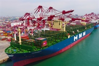 Das wohl größte Containerschiff der Welt