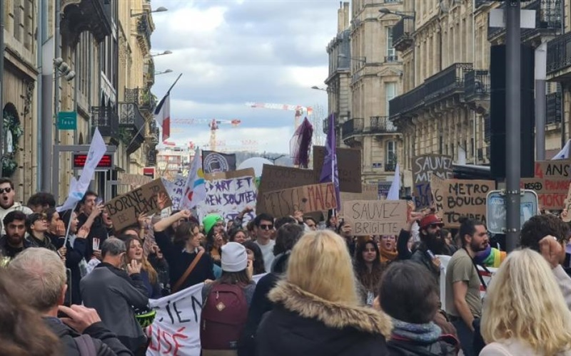 Pro­tes­te in Frank­reich