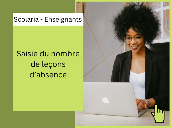 Saisie du nombre de leçons d’absence