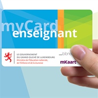 Une myCard avec puce pour enseignants du fondamental!