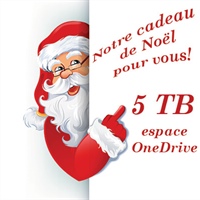 5 TB d'espace de stockage dans OneDrive!