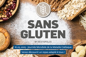 Restopolis participe à la Journée mondiale de la maladie cœliaque avec un menu 100 % sans gluten