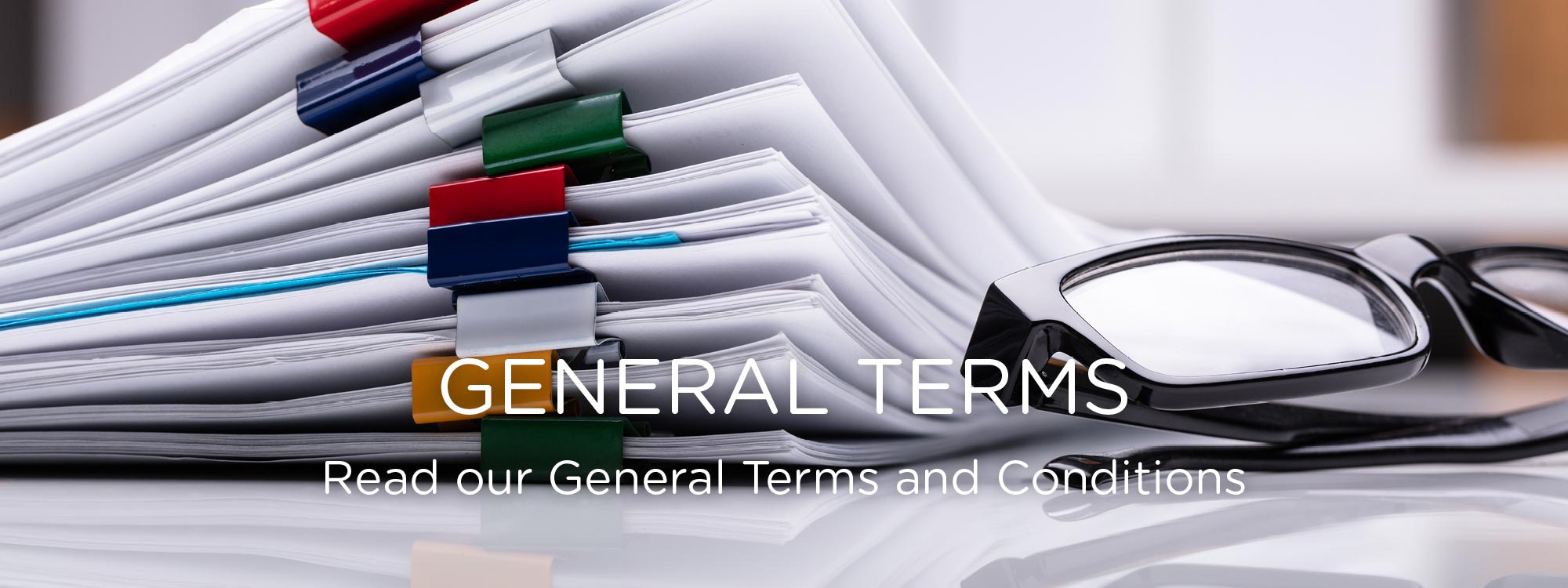 General terms and conditions